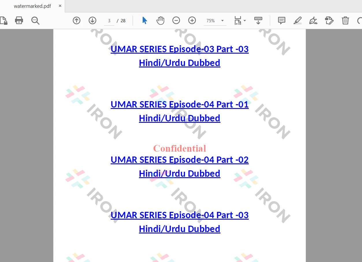 Watermark PDF Files