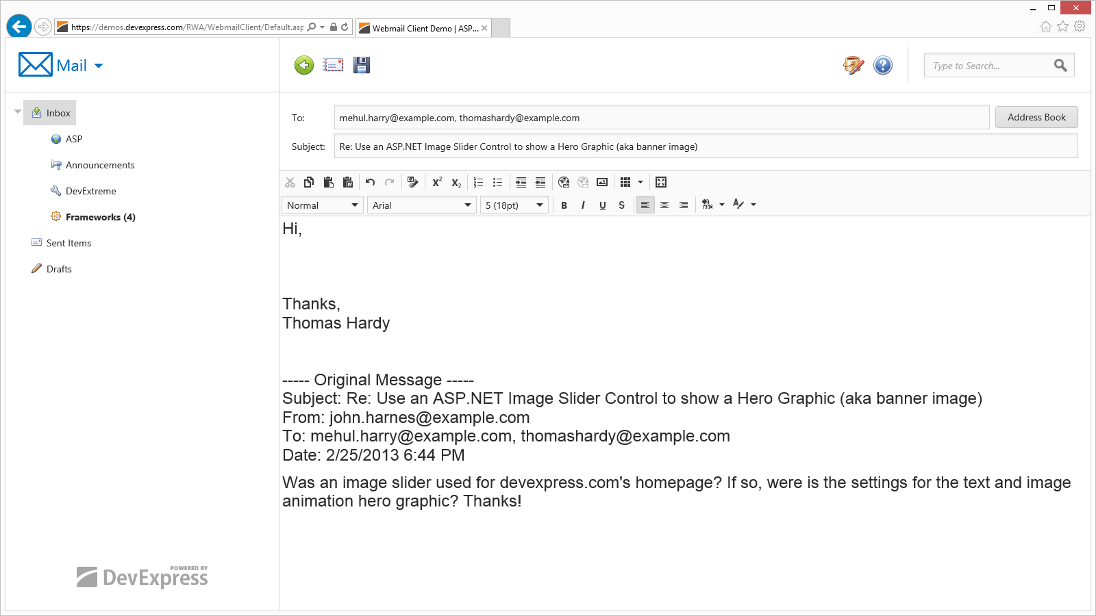 HTML Mail Client