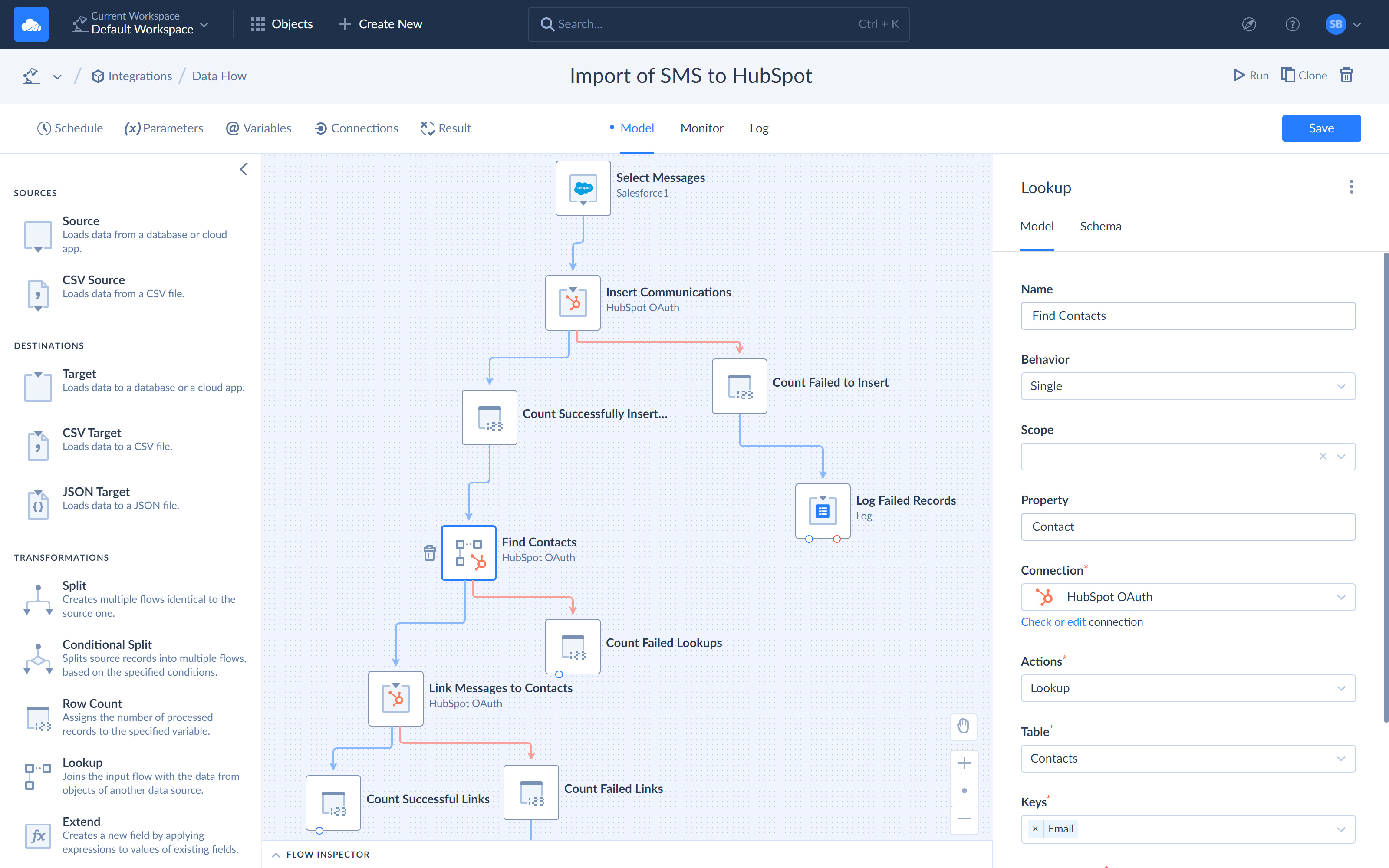 Data Flow - Designer-Based Integration SolutionBuild complex data pipelines for integration of more than two data sources via drag-n-drop.