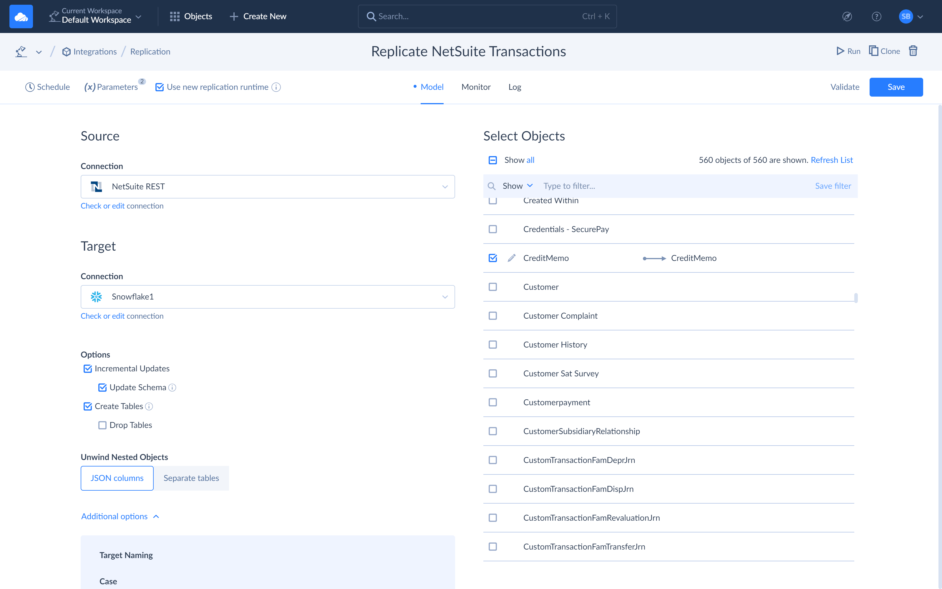 Replication (ELT) - Copy Cloud Data to DatabasesCopy cloud data to databases and cloud data warehouses for data analysis and archiving in just a few clicks.