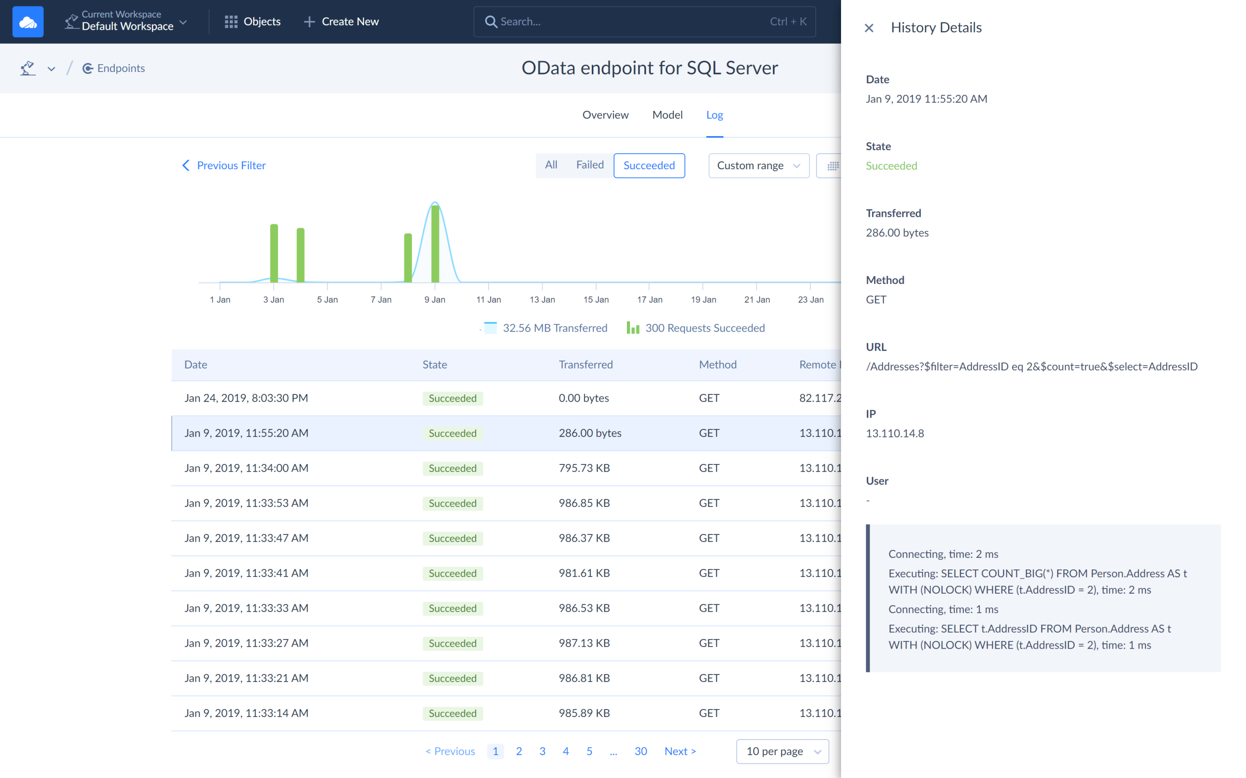 Screenshot of Skyvia Connect