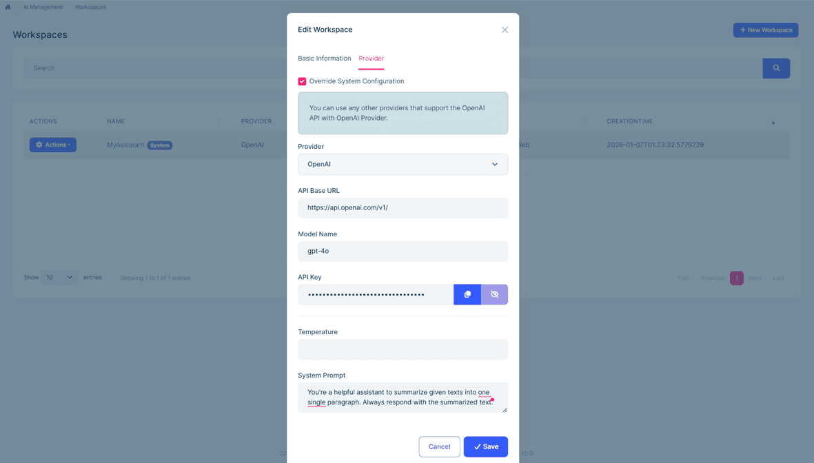 AI Management Module: Blazor & Angular UIs