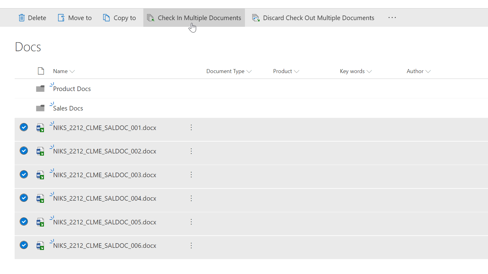 SharePoint Batch Check In - Bulk Check in Documents
