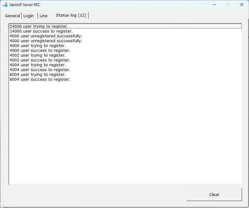VaxVoIP SIP Recording SDK Screenshot