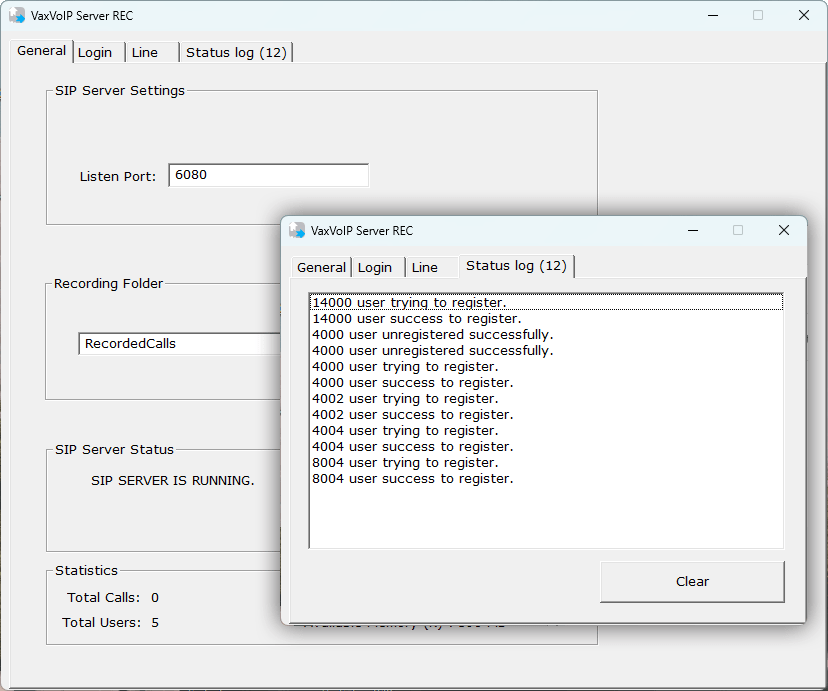 VaxVoIP SIP Recording SDK