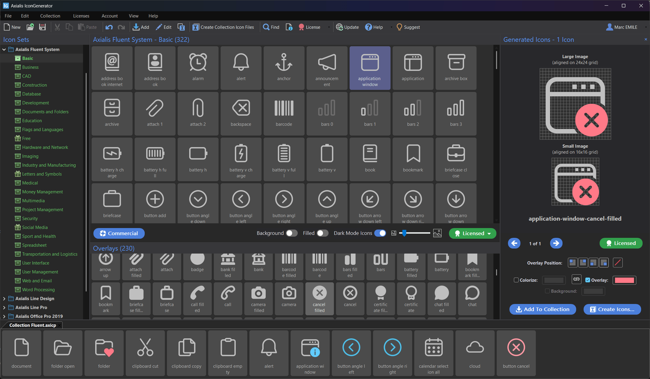 Axialis Universal Pro Vector Icons