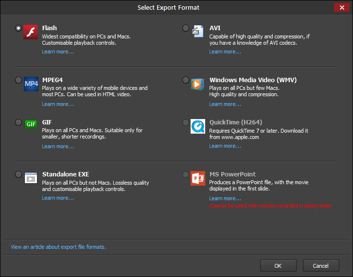 Screenshot of FlashBack Pro Russian Edition