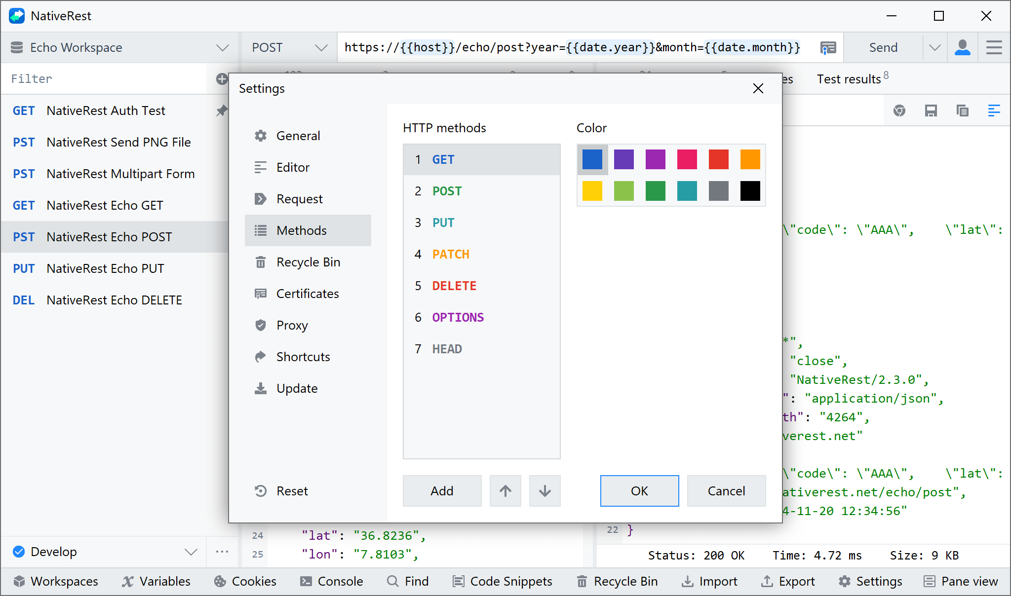 Custom HTTP Methods