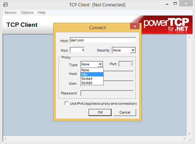 TCP ClientCreate a fully working TCP client that can be used to connect to, communicate with, and test server applications.