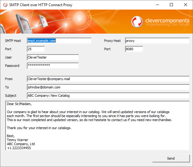 Screenshot of Clever Internet Suite VCL & .NET & ActiveX Bundle