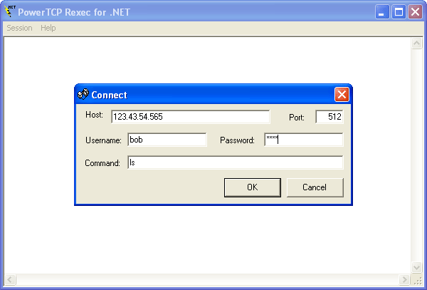 RexecUse the Rexec component to execute a command on a remote host.