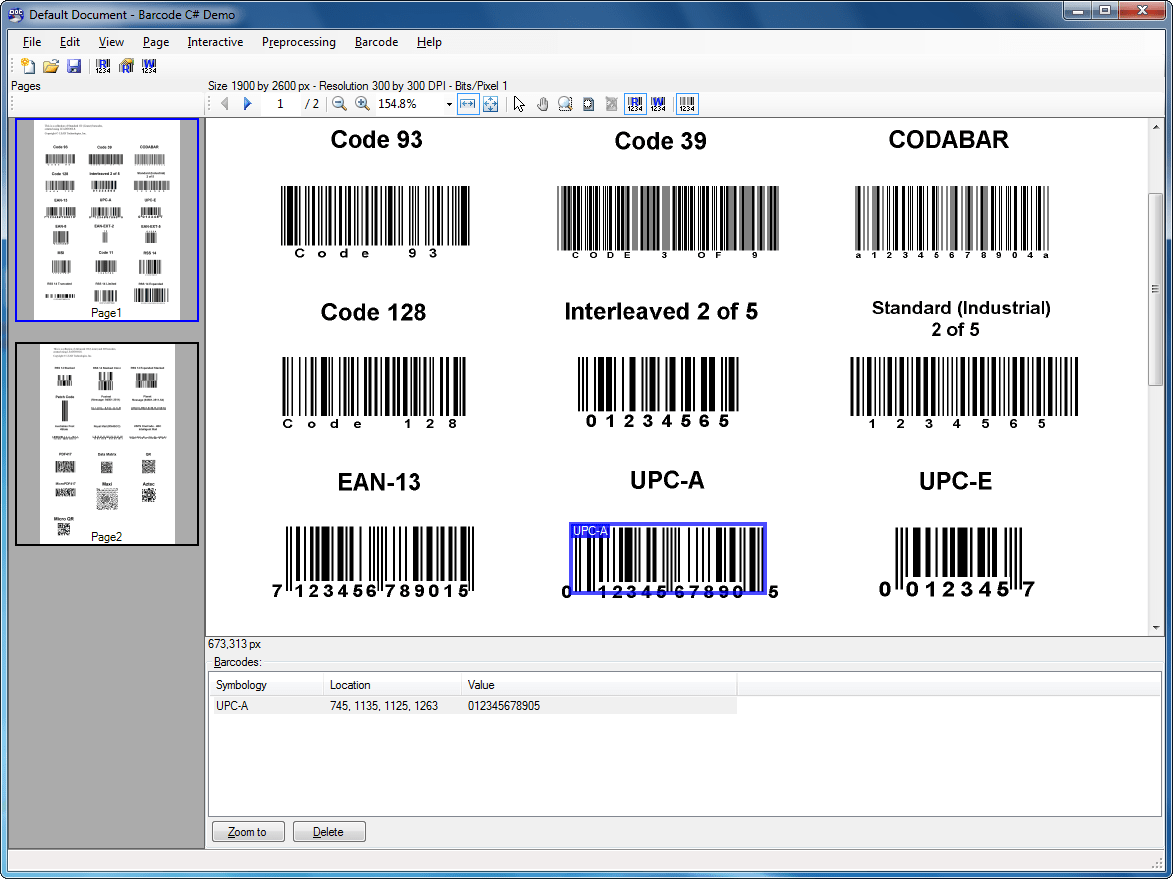 LEADTOOLS Barcode