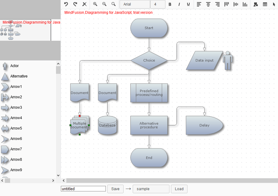 MindFusion.Diagramming for JavaScript