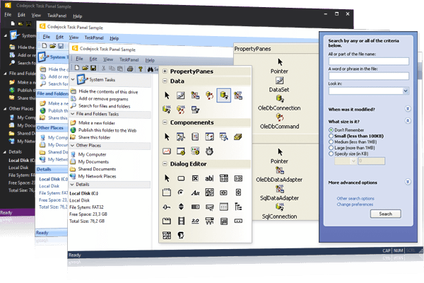 Codejock Task Panel ActiveX