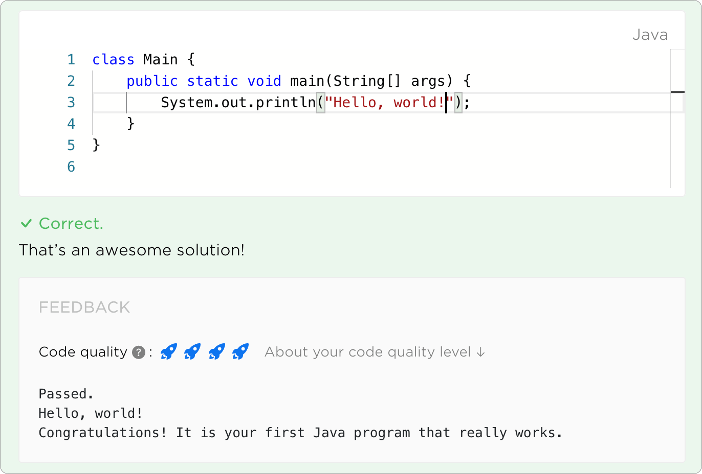Screenshot of JetBrains Academy for Organizations