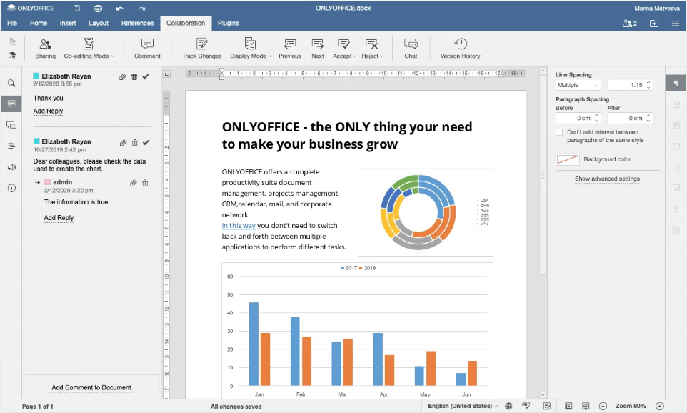 ONLYOFFICE Docs Enterprise Edition with Plone Connector