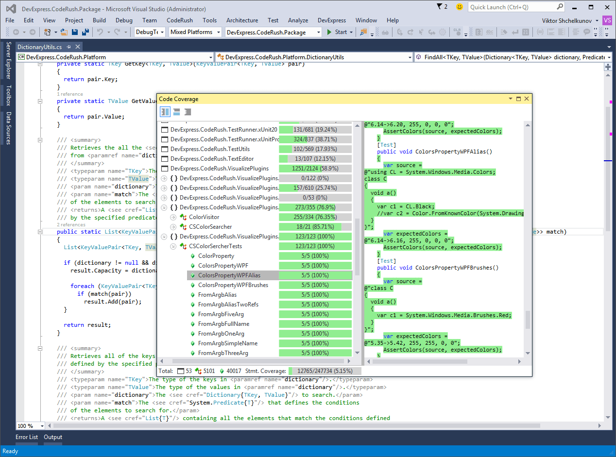 Screenshot of CodeRush Ultimate