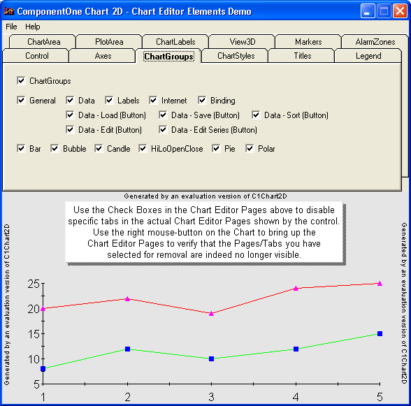 Chart EditorDynamically change the elements in your Chart using the Chart Editor