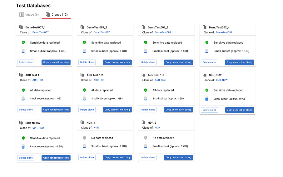 Accelerate data provisioning for test and developmentEnable testers and developers to self-serve, or automate the delivery of, compliant, quality test and devel