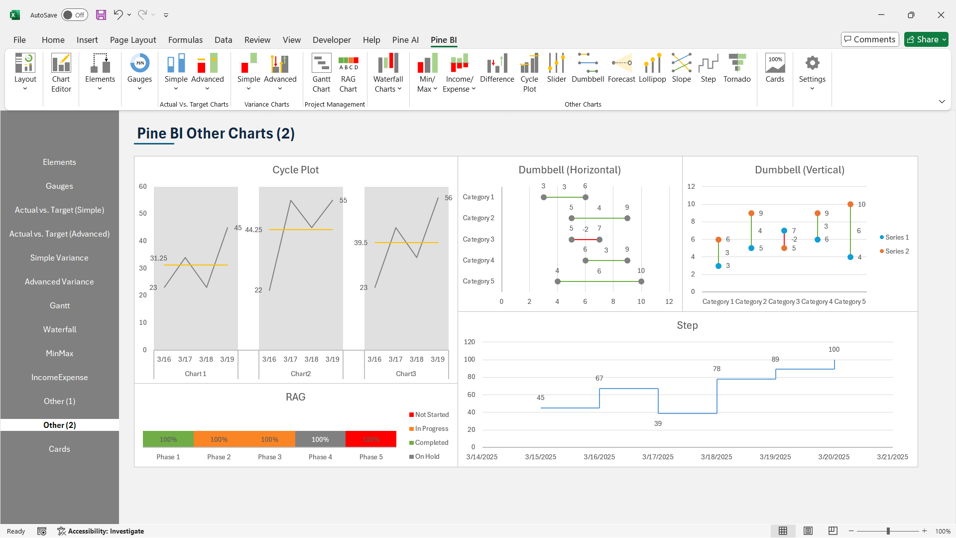 Pine BI Excel Add-In