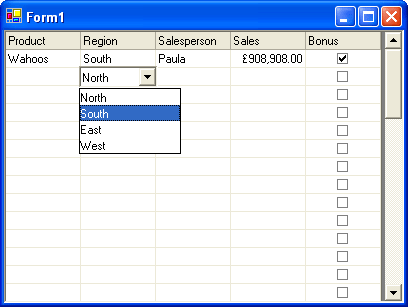 Cell EditingPerform advanced cell editing using many control types