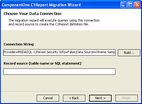 Reports migration wizardUse the to convert any reports created with Crystal Reports