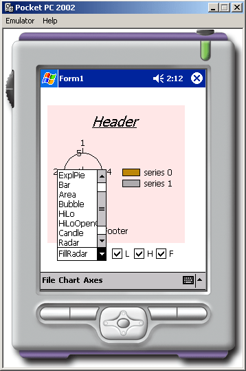 Screenshot of ComponentOne Studio for Compact Framework