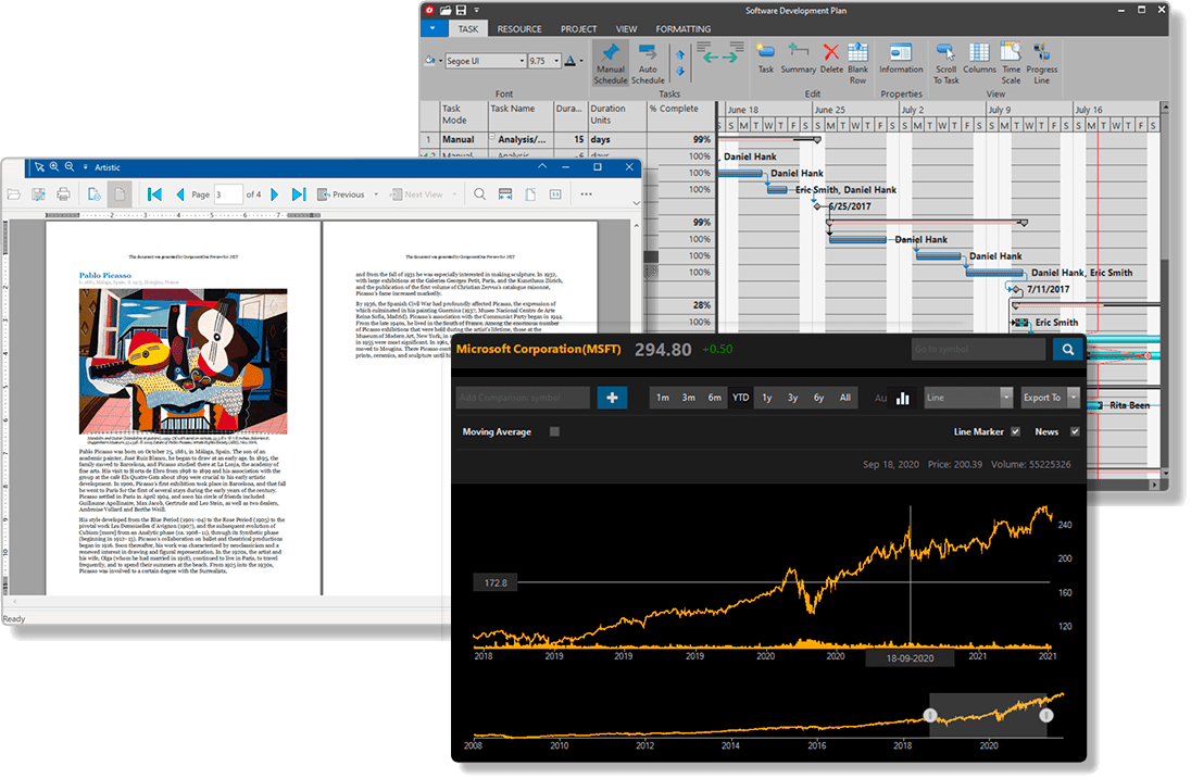 Screenshot of ComponentOne Studio WinForms