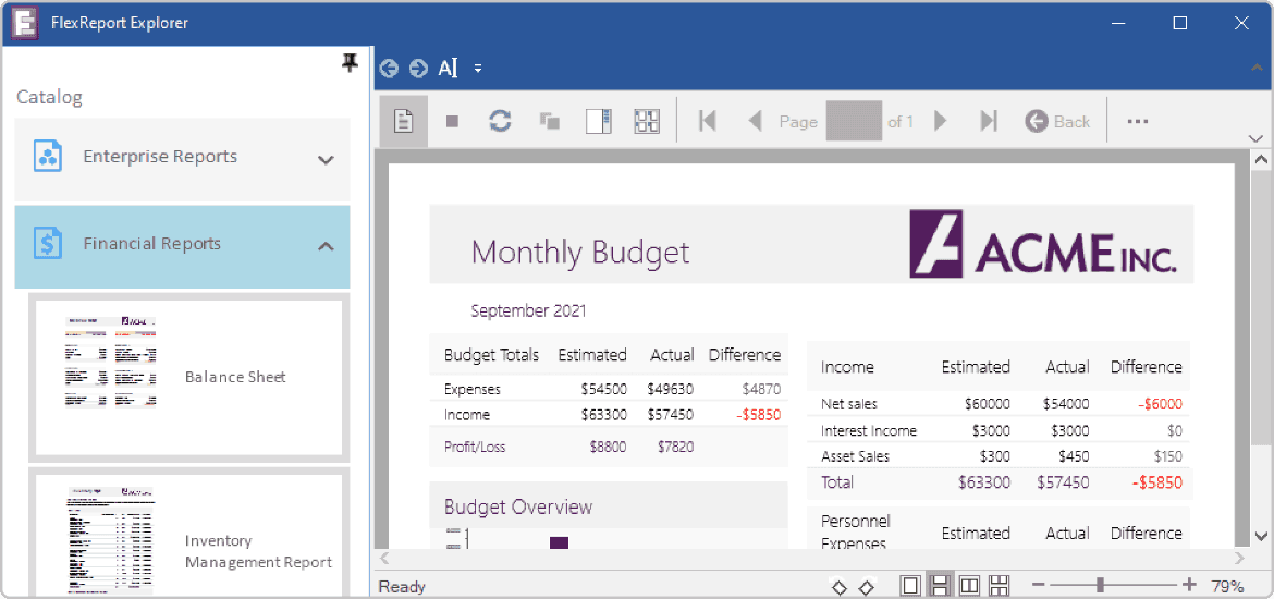 Fast and flexible .NET reporting engine.