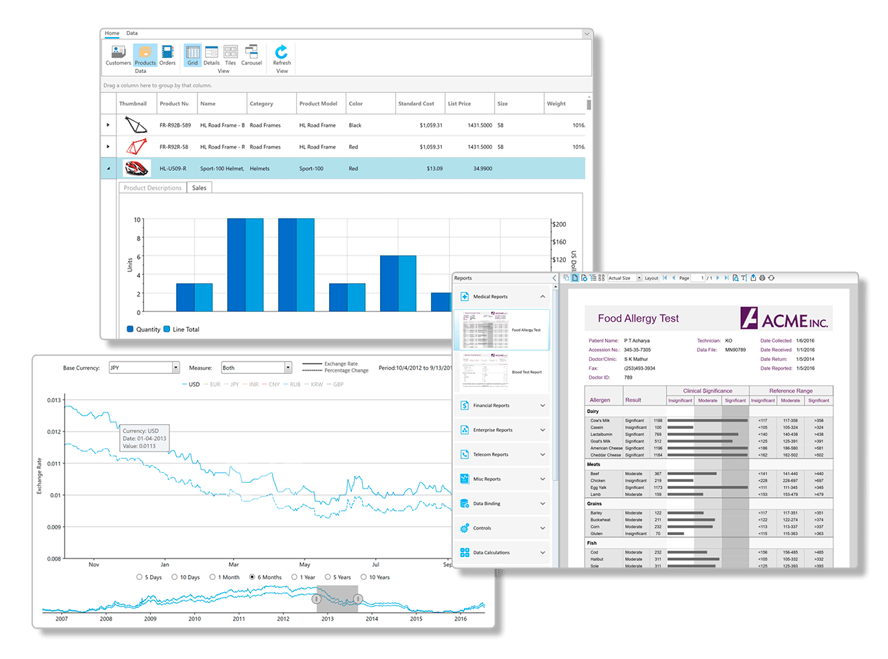 Screenshot of ComponentOne Studio WPF