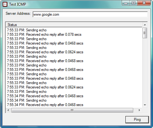 ComponentSpace ICMP (Ping) Component
