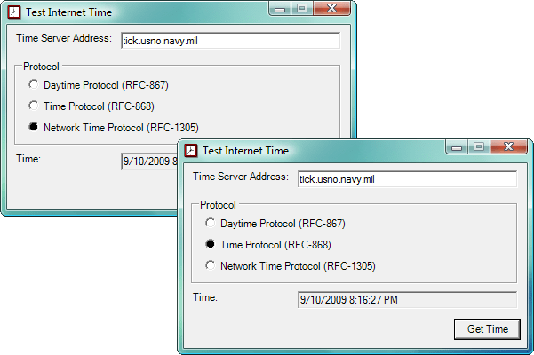 ComponentSpace Internet Time (NTP) Component