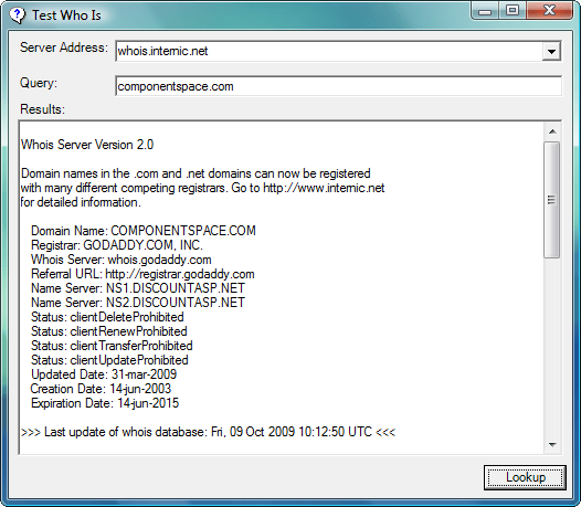 ComponentSpace Who Is Component