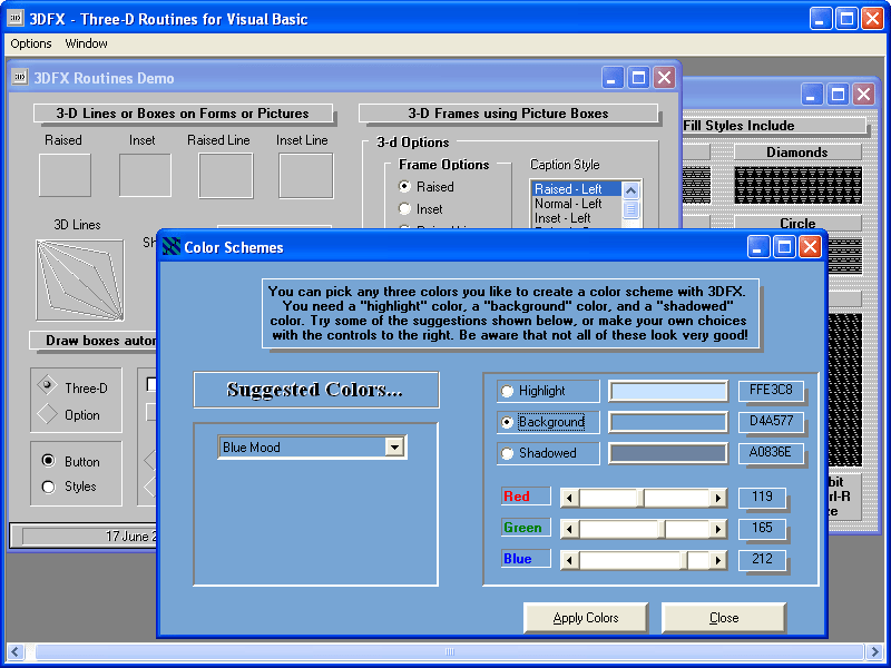 Screenshot of Crescent QuickPak