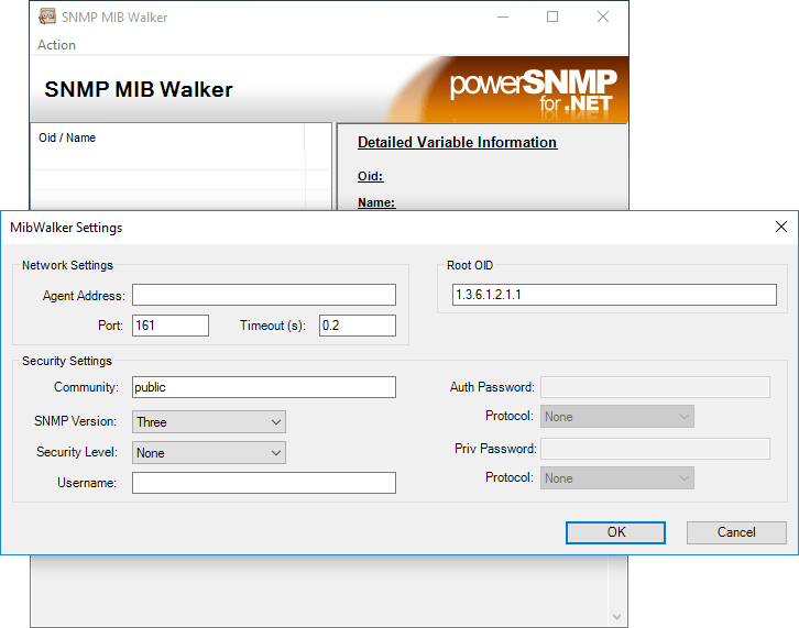 Generate MIB ClassesYou can generate class code for MIBs. This functionality is also built into the Manager and Agent components, accessible in design time by r