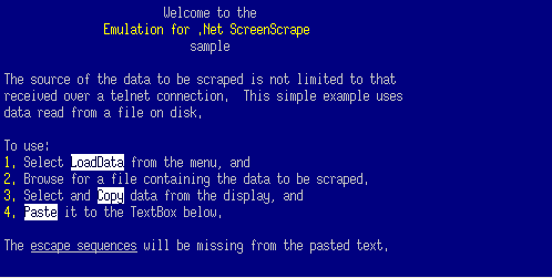 Screenshot of PowerTCP Emulation for .NET