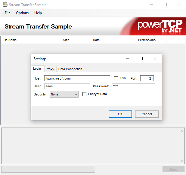 Stream interface supports the creation or inspection of data in memory without file access.