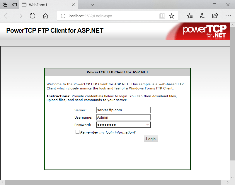 Sample projects for C# and VB.NET (Windows Forms, Web Forms, WPF, Web Service, WCF Service and PowerShell).