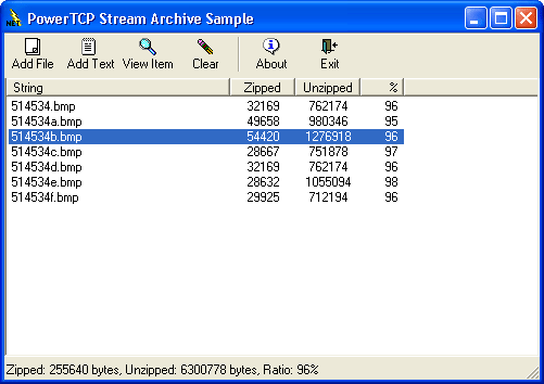 Stream ArchiveDemonstrates a compression application that can be used to archive data in memory.