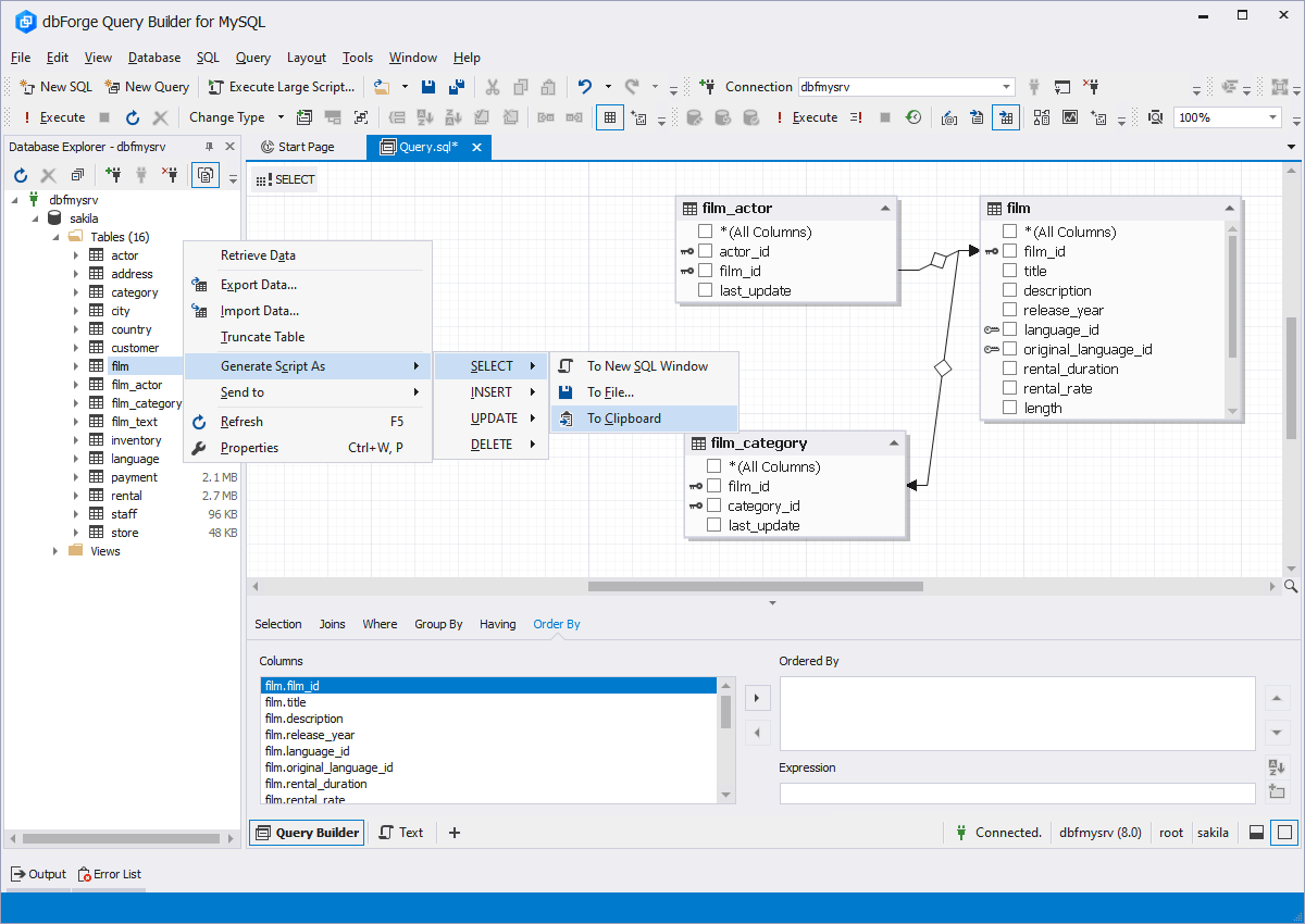 Database Explorer