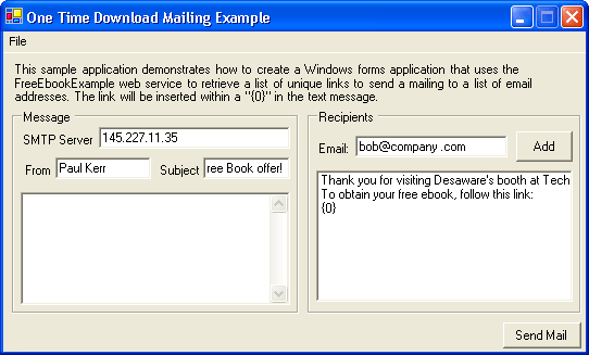 Screenshot of OneTimeDownload-5M