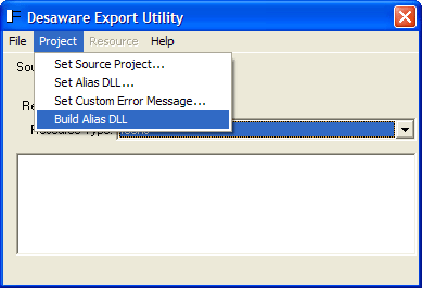 Alias DLLsCreate alias DLLs which provide support for Dynamic Export Technology.