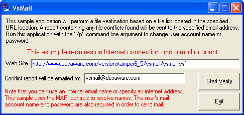 Web File VerificationPerform file verification via the web and send any conflicts in an email.