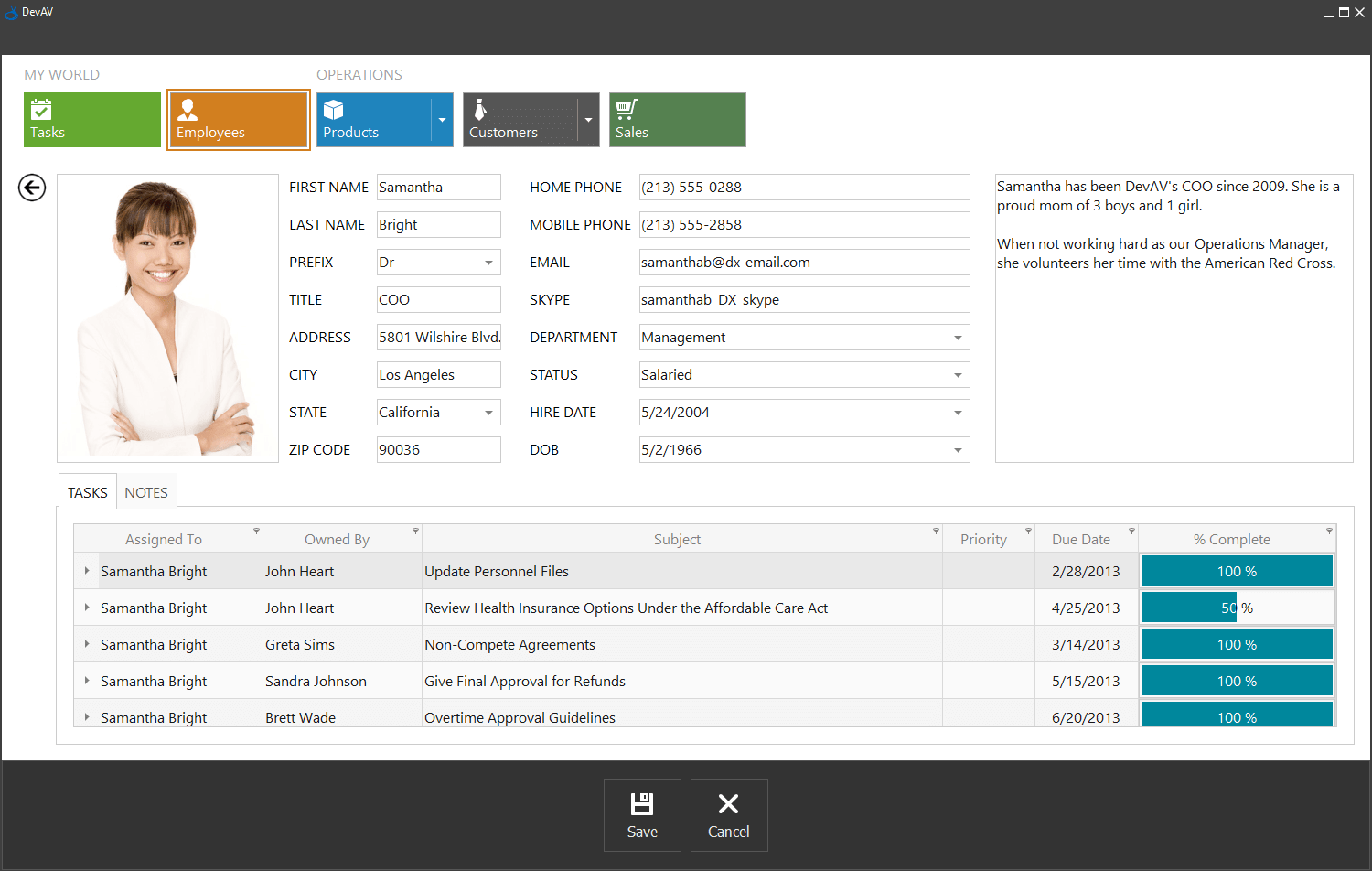 Screenshot of DevExpress VCL Subscription