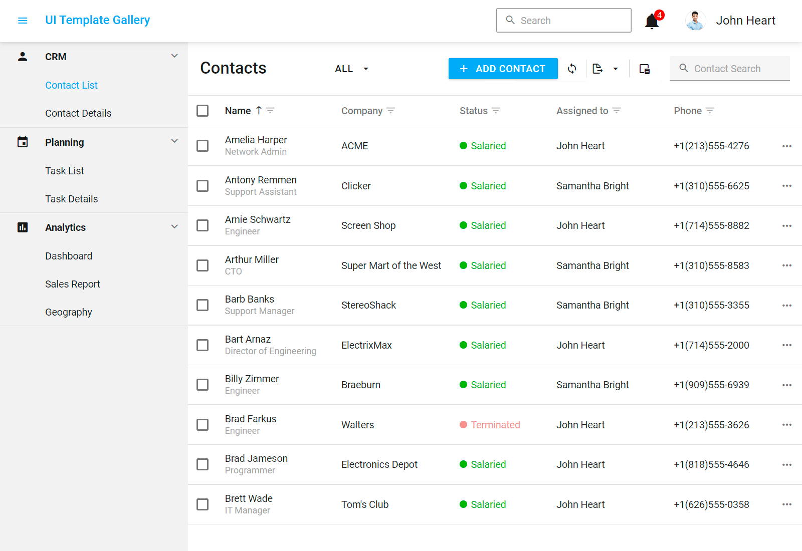 UI Templates