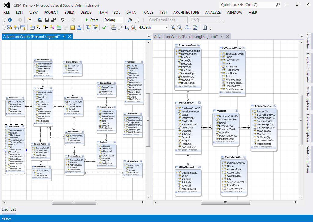 Performance is optimized for work with large models.