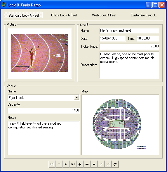 Office StyleThe Office style is used to draw the ExpressLayout Control elements in a manner similar to that found in Microsoft Office 2000.