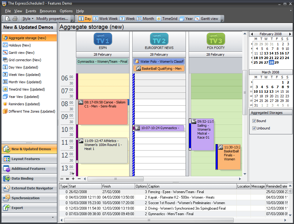 ExpressSchedulerBuilding scheduling capabilities into your application requires that you deliver features end-users have come to expect from today’s leading PIM