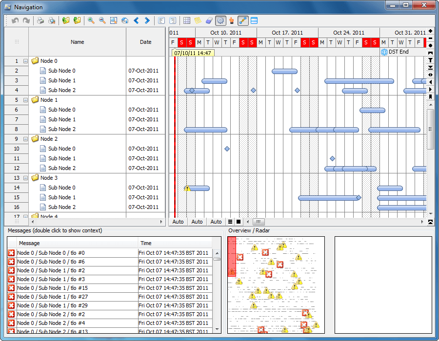 Screenshot of FlexGantt