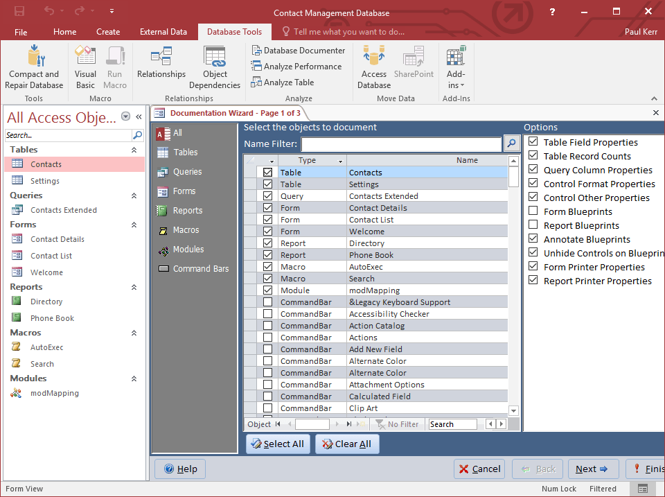 Screenshot of Total Access Analyzer